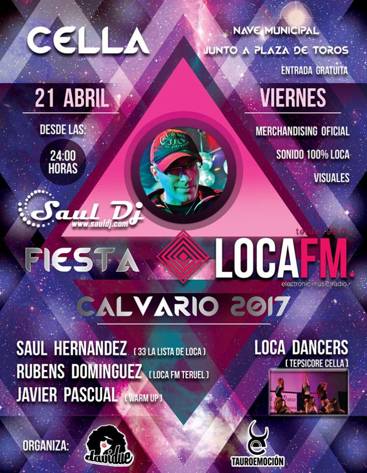 Loca Fm Teruel celebra por todo lo alto, la fiesta del Calvario en Cella