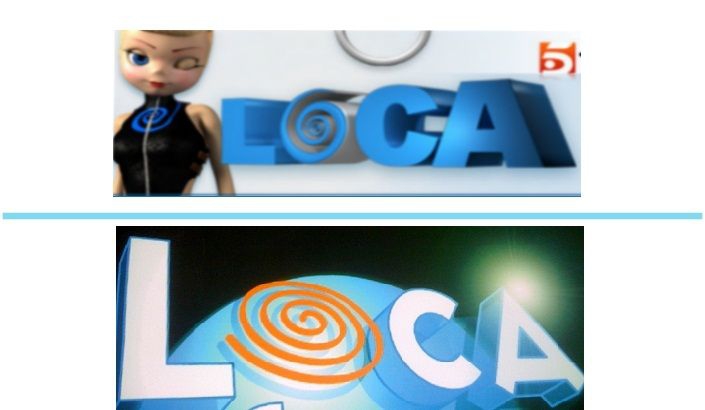 Telecinco se inspira en el logo de Loca para un programa suyo.
