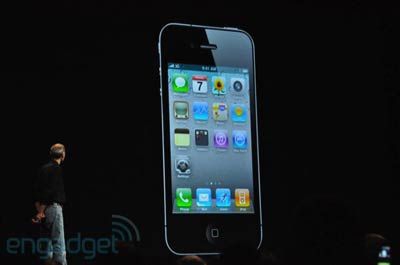 Steve Jobs presenta Iphone 4G.