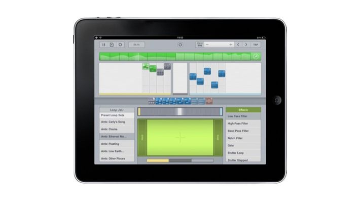 Aplicaciones musicales para iPad. Looptastic HD