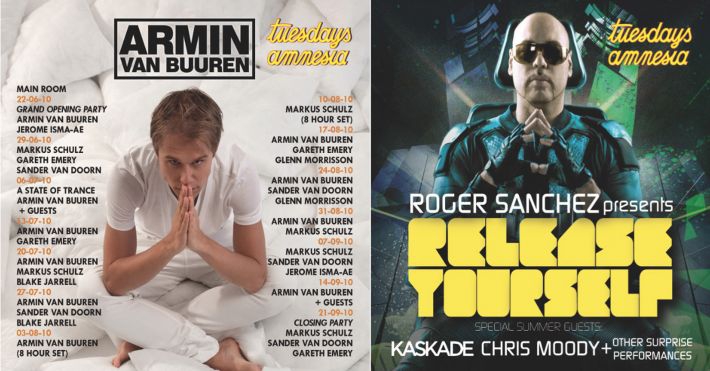 Tuesdays at Amnesia' con Armin van Buuren y Roger S?nchez