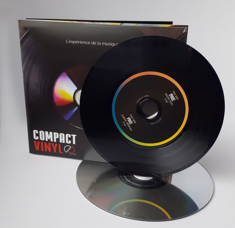 Compact Vinyl, la fusión de vinilo y CD ya existe