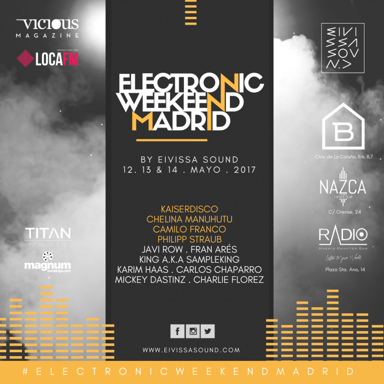Los creadores del Eivissa Sound Festival aterrizan en Madrid con Electronic Weekend 2017