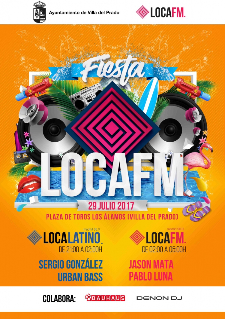 ¡Fiesta Loca fm en Villa del Prado!