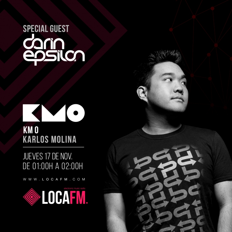 Darin Epsilon nos acompañará en Loca FM