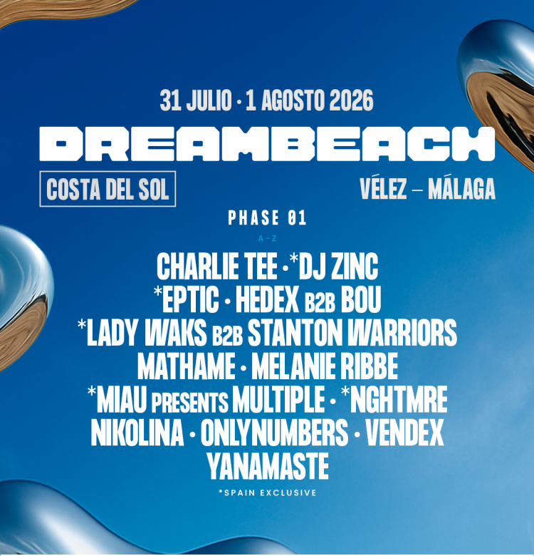 Dreambeach Costa del Sol inaugura su cartel con los primeros quince nombres